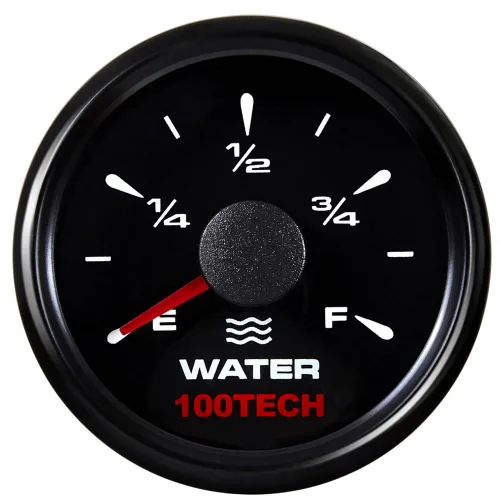 Miniatura 16 de 100TECH Medidor de Combustible 0-30 ohms Medidor de Nivel de Combustible Marino Impermeable 52mm 2-1/16"" Medidor de Combustible Diesel