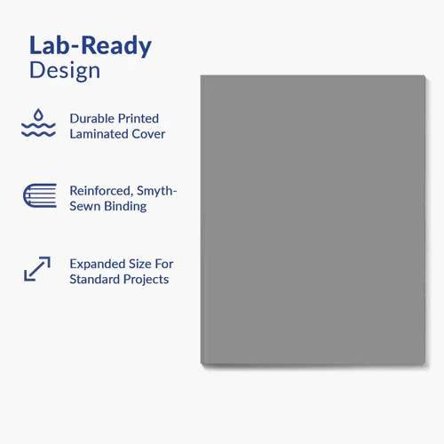 Miniatura 3 de Vela Sciences B7-B - Cuaderno expandido de laboratorio de tapa blanda, 9.25 x 11.75 pulgadas (9.3 x 11.8 in), 144 páginas, encuadernado permanente