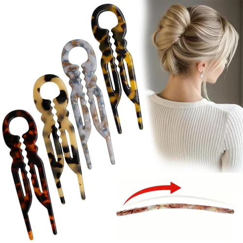 Miniatura 7 de Prestige French Hair Pins - Diseño Dentado Antideslizante, Ángulo Curvado para Mejor Ajuste a la Cabeza, Nuevos Accesorios Elegantes para el Cabello
