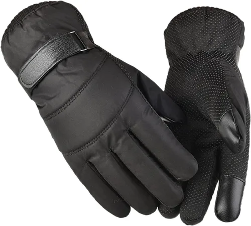 Guantes de esquí para hombres y mujeres, guantes de invierno cálidos y acogedores para esquí, snowboard, pala y deportes al aire libre