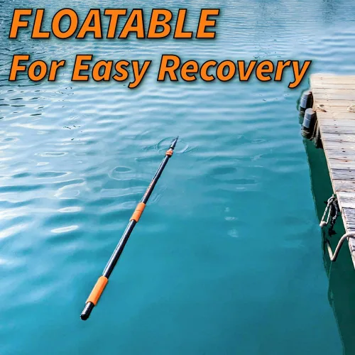 Miniatura 6 de Gancho de barco para atracar con poste extensible telescópico/ Poste telescópico flotante, duradero, liviano y resistente para gancho de barco