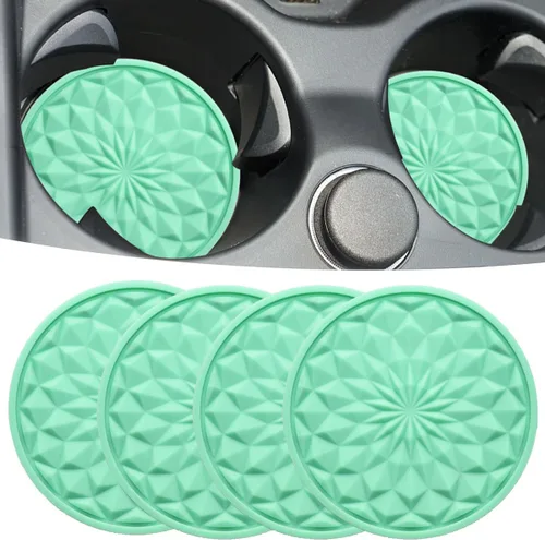 Posavasos para automóvil, portavasos universales impermeables y antideslizantes para automóviles, accesorios para el interior del automóvil, a