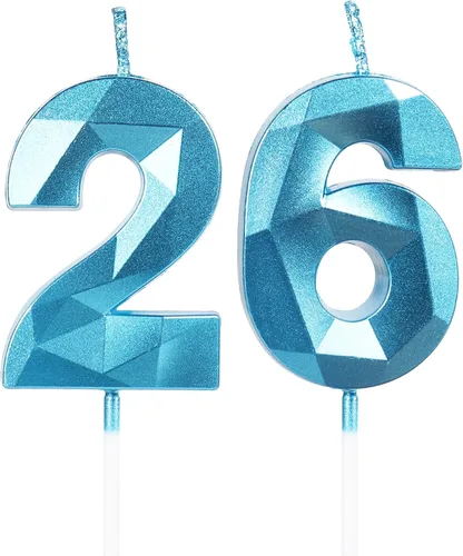 Miniatura 203 de Velas de cumpleaños número 15, velas número 15, velas de feliz cumpleaños de oro rosa para pastel, decoraciones de cobertura de pastel de diseño 3D
