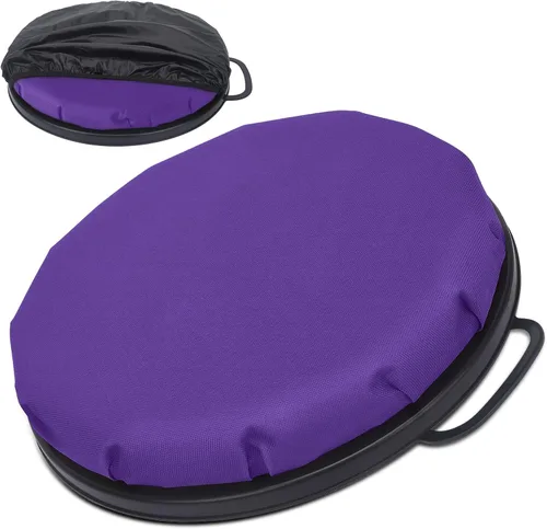 Miniatura 12 de WarBull Asiento de cubo de 5 galones, asiento giratorio de 360 grados, tapa de asiento de cubo con funda impermeable para caza de pato paloma