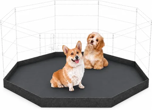 Miniatura 9 de Corralito plegable para mascotas, valla de ejercicio para perros, 8 paneles de 36 pulgadas, opciones de corral para mascotas, ideal para mascotas