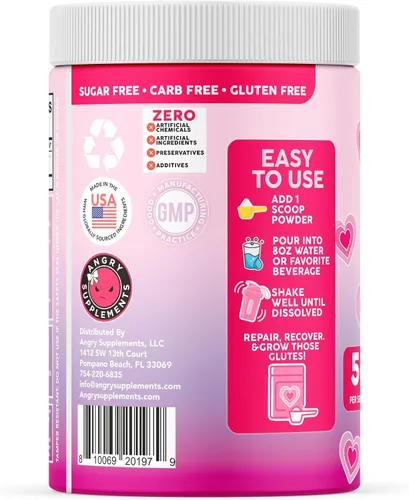 Miniatura 2 de Mezcla de bebida en polvo de creatina monohidrato para mujer, 100% creatina pura micronizada, 0.18 onzas por porción, apoyo energético