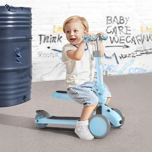 Miniatura 5 de MOUNTALK Scooter para Niños de 1-12 Años, Scooter de 3 Ruedas para Niños Pequeños de 1-3/3-5/5-8/8-12 Años Niños y Niñas con Alturas Ajustables