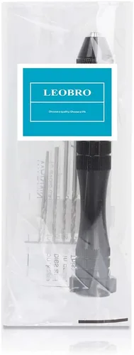 Miniatura 8 de LEOBRO Taladro manual para moldes de resina, tornillo de banco de 12 cm negro con 10 piezas de brocas de acero (0.8-3mm), para taladrar agujeros