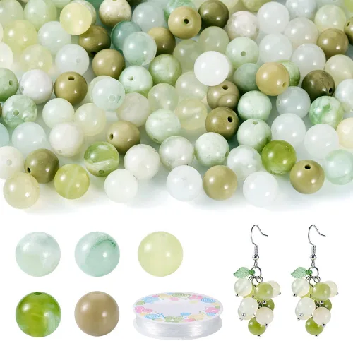 Miniatura 14 de Fashewelry Mala Yoga - Kit de fabricación de pulseras para hombre, 300 cuentas de aleación tibetana de piedra de lava natural, cuentas de piedra