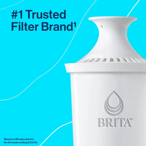 Miniatura 7 de Jarra con filtro de agua Brita Marina, 8 vasos, Negro