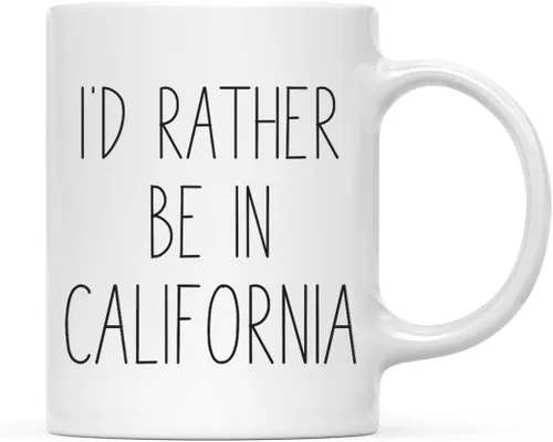 Miniatura 18 de Andaz Press Taza de café de 11 onzas, regalo con texto en inglés "I'd Rather Be in Alabama", 1 paquete, para estudiar en el extranjero, regalo