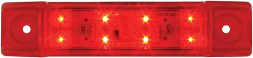 Miniatura 20 de GG Grand General 75170 Luz sellada ámbar/ámbar (6" rectángulo 8 LED, alto/bajo 3 cables)