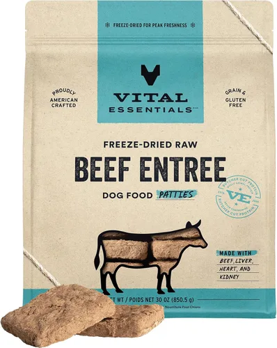 Miniatura 12 de Vital Essentials Alimento crudo liofilizado para perros, mini empanadas de conejo, 14 onzas