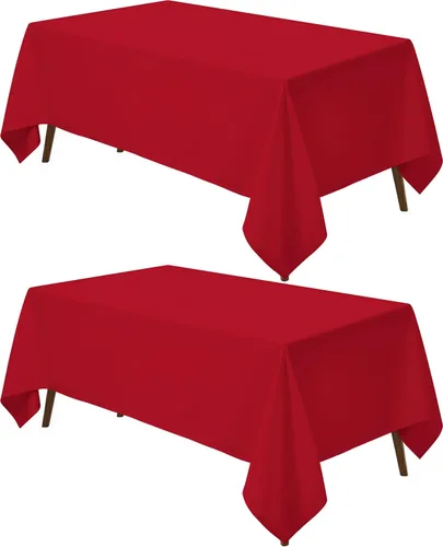 Miniatura 24 de Utopia Kitchen Mantel rectangular, 1 paquete, mantel lavable a máquina, mantel de poliéster para comedor, fiestas de bufé, pícnics, eventos, bodas