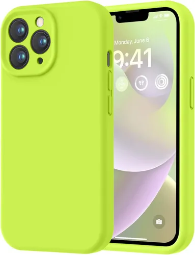 Miniatura 183 de LOVE 3000 Compatible con Funda para iPhone 15, [Cámara de Cobertura Completa de Silicona Suave] [Protección contra Caídas de 8 pies], Forro de Negro