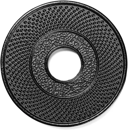Miniatura 8 de Trivet - Portavasos decorativo de hierro fundido con clavijas de goma, almohadillas resistentes para ollas calientes, aislamiento antideslizante