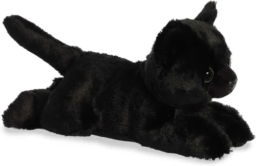 Aurora® Adorable Mini Flopsie™ Twilight Cat™ Animal de peluche - Mini compañeros listos para aventuras juguetonas - para niños de todas las edades,