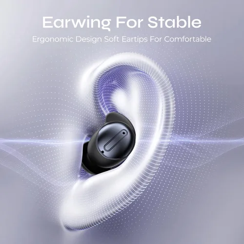Miniatura 6 de XO Simple is Beauty Auriculares para dormir, mini ANC con modo de sueño, ajuste cómodo durante todo el día para personas que duermen de lado, sonido