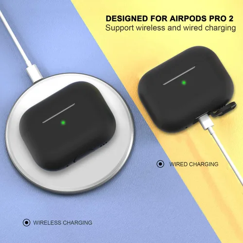 Miniatura 3 de Funda para AirPods Pro de 2ª generación (2022), accesorios de protección de silicona suave para hombres, mujeres, niños y niñas, para Apple AirPods