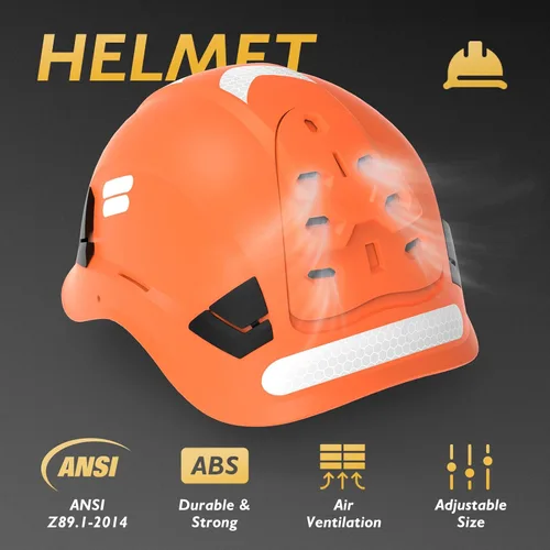 Miniatura 3 de TOOLIOM Chainsaw Helmet with Face Shield and Ear Muffs, Forestry Safety Helmet, ANSI Z89.1 Certified Arborist Helmet, Chainsaw Safety Equipment