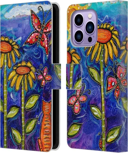 Miniatura 8 de Head Case Designs Officially Licensed Wyanne Half Light Nature 2 Leather Wallet Case Compatible with Apple iPhone 14 Pro Max
