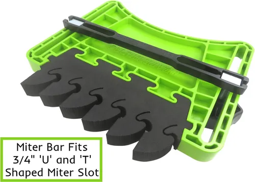 Miniatura 6 de BOW Products FeatherPRO FP1 - Guía de plumas para sierras de mesa, mesas de router y sierras de cinta - Plumas de EVA que reducen el retroceso