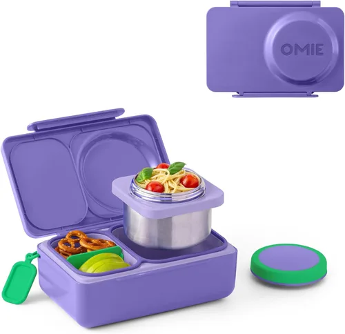 Miniatura 13 de Omie OmieBox UP Caja de Bento para Niños Lonchera Aislada Termo Térmico con Aislamiento al Vacío a Prueba de Fugas Envase de Hielo Refrescante
