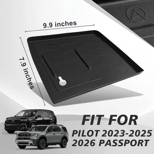 Miniatura 3 de Muslogy Compatible con Honda Pilot 2023-2025/2026 Passport Accesorios de Consola Central Cargador Inalámbrico Alfombrilla Protectora Insertos
