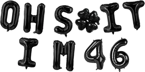 Miniatura 11 de Globos de látex de 16 pulgadas con texto en inglés "Oh I'm 14" Black Hallo Fourteen Cheers to 14 Years Old Theme Decor for Man Woman Happy 14th