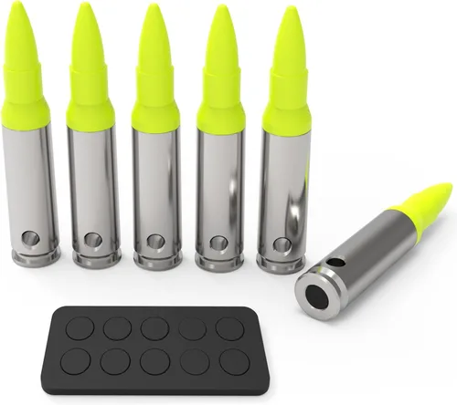 Miniatura 14 de Artemis Tapas de Seguridad Rondas de Entrenamiento Simuladas Reutilizables Múltiples Estilos con Peso Cercano al Real para Práctica de Fuego en Seco