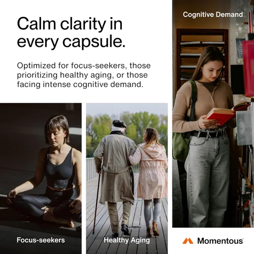 Miniatura 4 de Momentous Magtein Magnesio L-Treonato - Suplemento para el Apoyo Cerebral y el Descanso - Mejora la Función Cognitiva y la Calidad del Sueño
