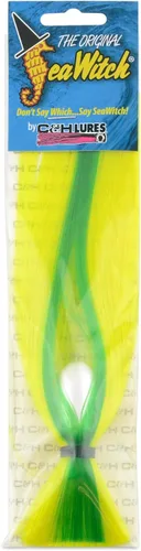 Miniatura 27 de C&H Lures Señuelos de Pesca Sea Witch - Originales Desde 1959, Faldas de Nylon Revelan Cabeza con Peso, 15 Colores, 8 Pesos de Cabeza, Señuelo