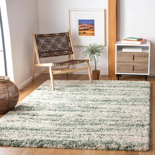 Miniatura 25 de SAFAVIEH Hudson Shag Collection - Alfombra decorativa de 2 x 3 pies, diseño moderno, no desprende pelusa y de fácil cuidado, 2 pulgadas de grosor