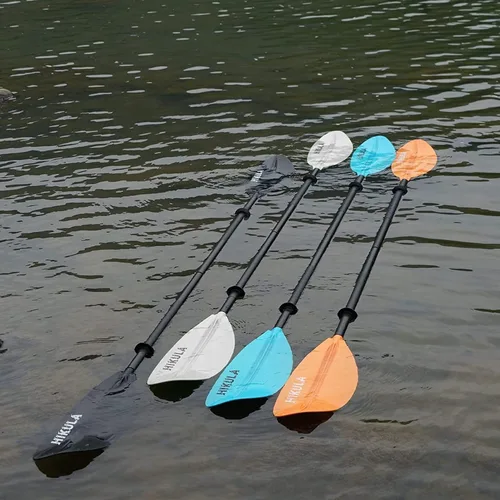 Miniatura 6 de Kayak Paddle 4 Pieces Aluminum Shaft and PP Blade Floating 86.6in/220cm, 90.5inch/230cm Lightweight Oars Gris