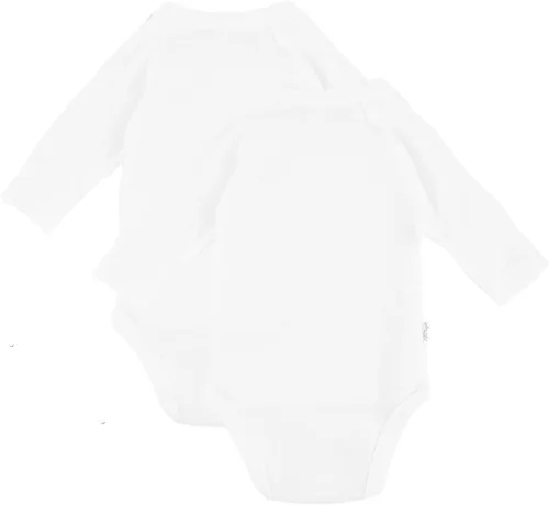 Miniatura 3 de Unisex Baby Bodysuits Packs I White Long and short sleeve Bodysuits I Breathable & Comfort