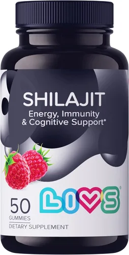 Miniatura 8 de LIVS Cápsulas puras de Shilajit del Himalaya para hombres, 1000 mg por porción con 50% de ácido fúlvico y más de 85 minerales traza, energía