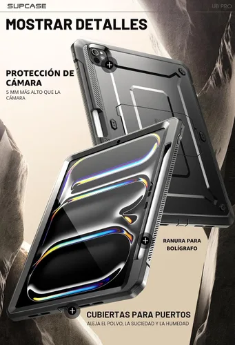 Miniatura 6 de SUPCASE Funda para iPad Pro de 13 pulgadas M5/M4 (2025/2024) con soporte para lápiz (Unicorn Beetle Pro)