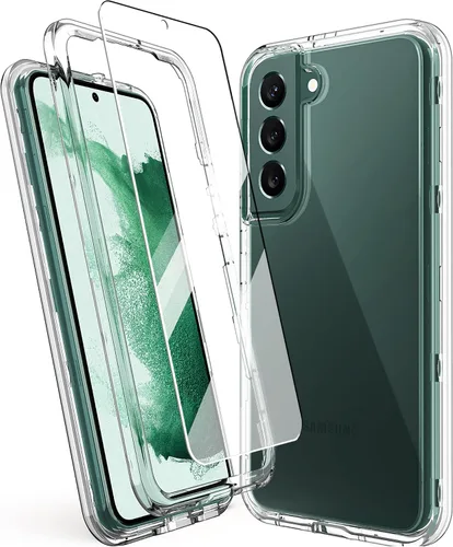 Miniatura 8 de KIOMY Funda para Samsung Galaxy S22+ 5G a prueba de golpes con esquinas de bolsas de aire para S22 Plus brillante y vibrante color sólido neón rosa