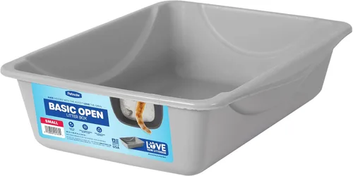 Petmate Bandeja de arena, azul/gris, pequeña, fabricada en Estados Unidos