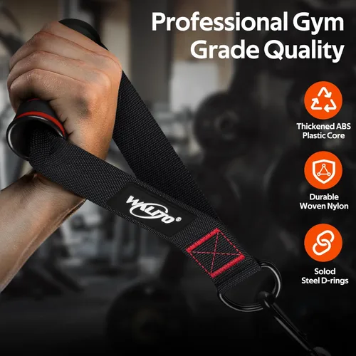 Miniatura 7 de Manijas de Ejercicio WALITO, Reemplazo de Accesorios de Cable para Equipo de Gimnasio en Casa, Sistema de Poleas, Pilates, Bandas de Resistencia
