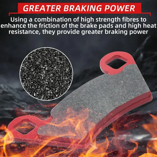 Miniatura 3 de Pastillas de freno Polaris mejoradas delanteras y traseras compatibles con Ranger XP 900 2012-2018, 2008-2013 500 700 800, 2014-2017 Diesel