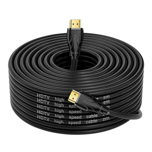 Miniatura 14 de Cable HDMI 4K de 20 pies, cables HDMI 2.0 de alta velocidad y 4K a 60Hz 2K 1080P, conectores chapados en oro de ultra alta velocidad, cable hdmi