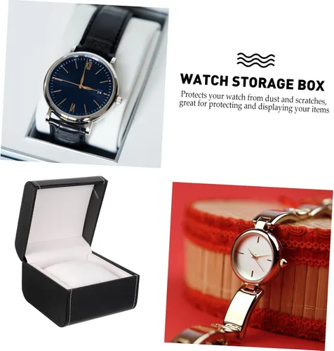 Miniatura 5 de Box storage box mens watches men watches for men single for women relojes inteligentes para hombres pu Case Storage Organizer