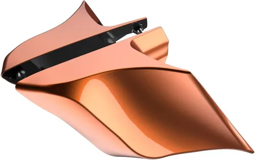 Miniatura 71 de Advanblack Barracuda - Cubiertas laterales estiradas plateadas (brillantes), paneles extendidos para Harley Touring Street Glide Road Glide Electra