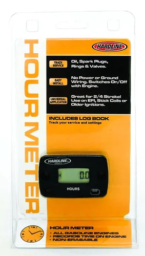 Miniatura 5 de Hardline Products HR-8061-2, medidor de horas/tacómetro para motores de 2 cilindros.