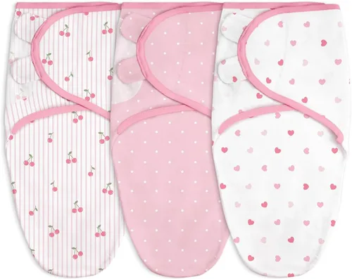 Miniatura 10 de Manta para bebé, 0-3 meses, saco de dormir de algodón con brazos, mantas para recién nacido