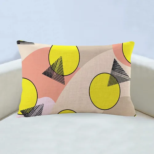 Miniatura 11 de Funda de almohada estampada, respaldo de dormitorio, almohada cuadrada con patrón de alce nórdico moderno, decoración para el hogar y la sala