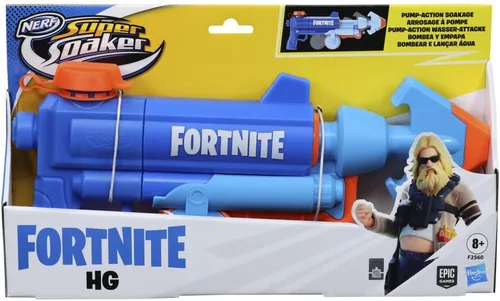 Miniatura 3 de Nerf Super Soaker Fortnite HG Water Blaster - Bomba de acción de remojo para juegos de agua de verano al aire libre - para adolescentes y adultos