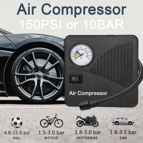 Miniatura 3 de Paquete de arranque automático de 12 V con compresor de aire, corriente máxima 2000a, cargador de batería de litio para automóvil, bomba de aire