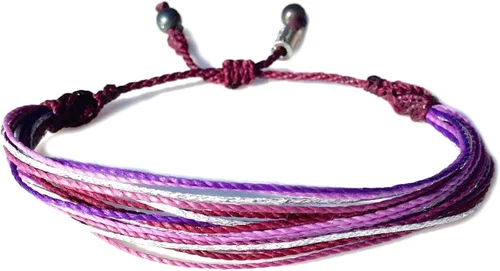 Miniatura 53 de Rumi Sumaq Pulsera de concientización para hombres, mujeres y niños – Pulsera de apoyo tejida ajustable anudada a mano – Pulsera de conciencia sutil